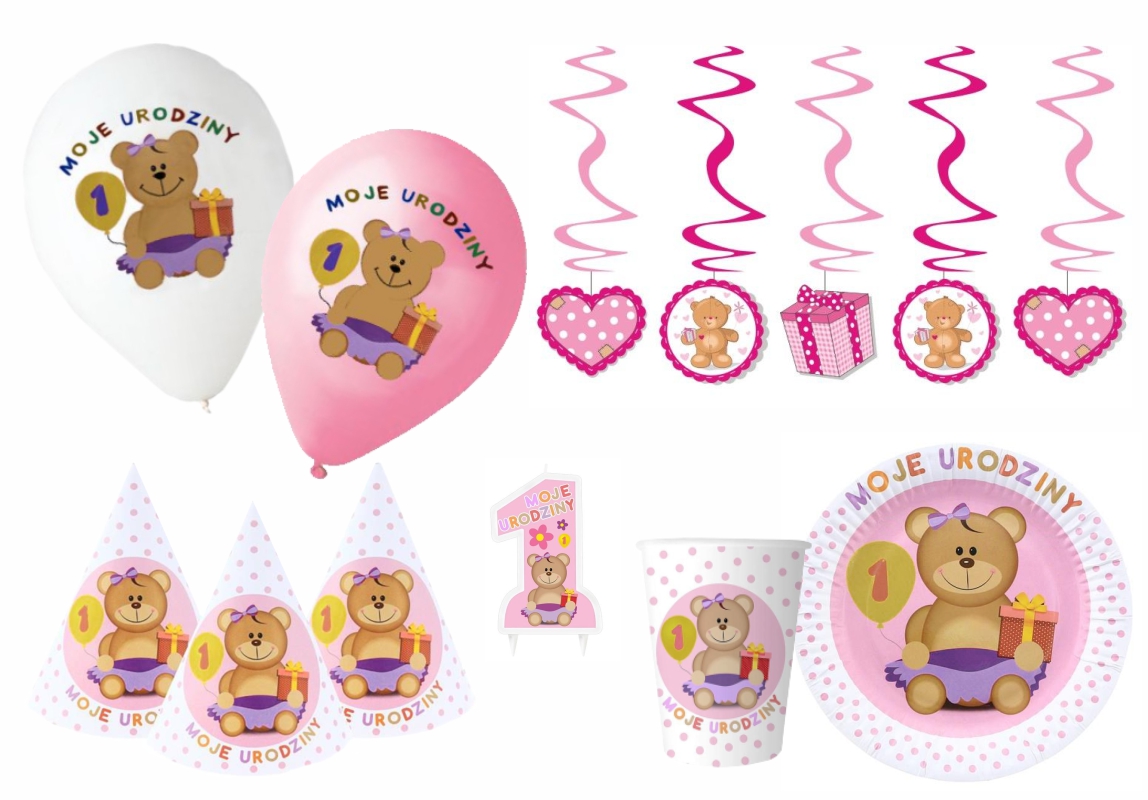 Kolekcja roczek miś